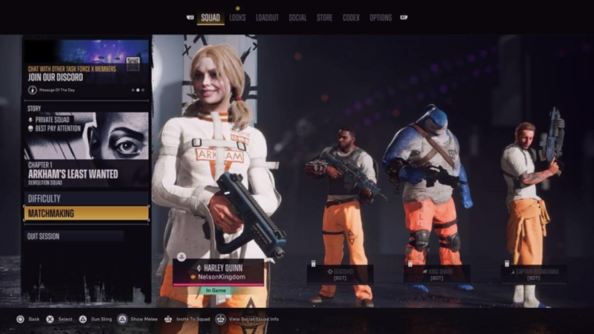 How To Pick Characters Online In Suicide Squad Kill The Justice League