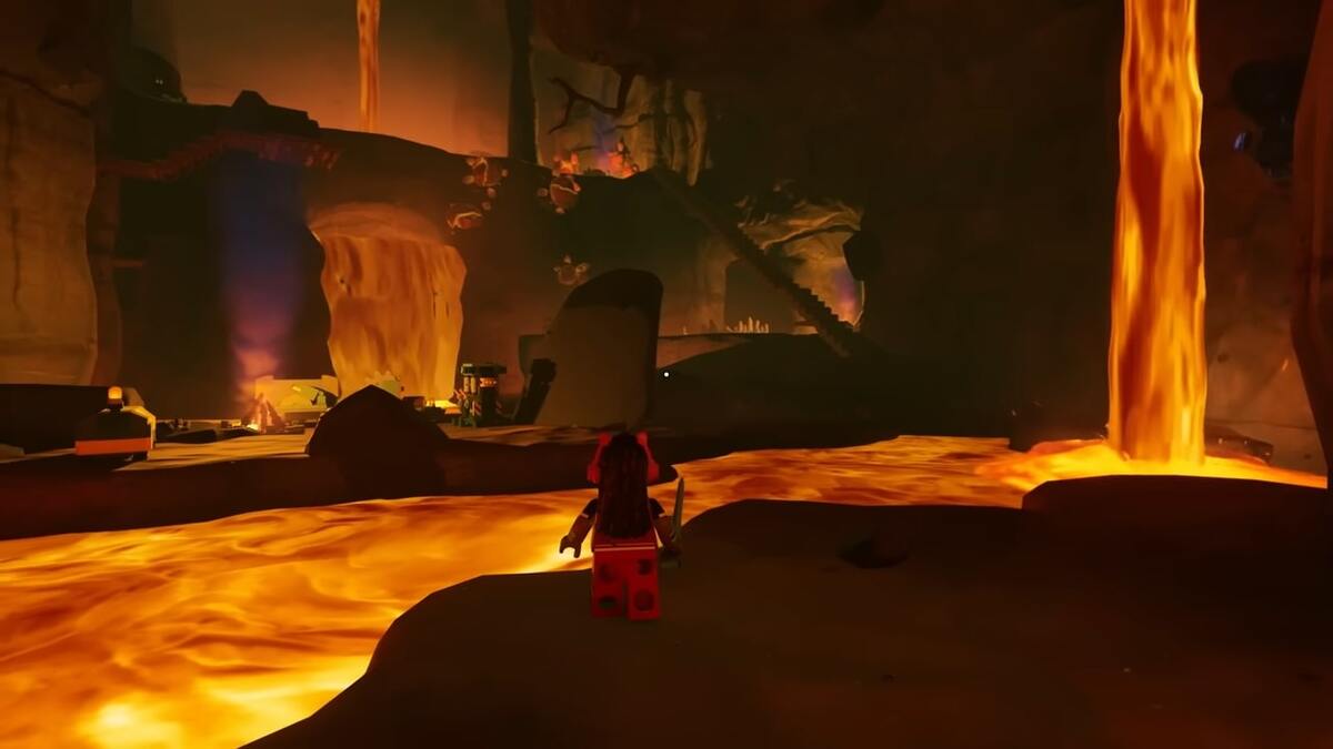 Lego Fortnite Lava Shield Trick