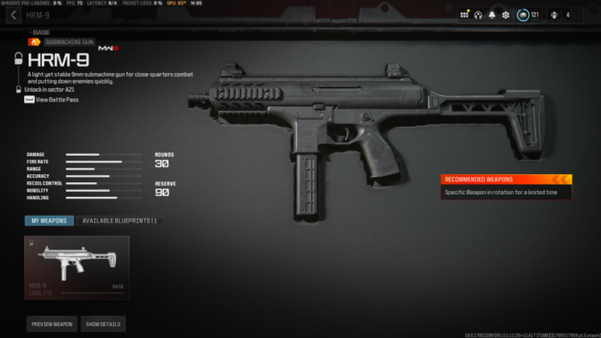 HRM-9 nueva pistola MW3