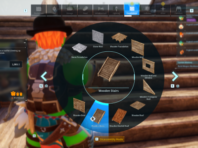 How to place stairs in buildings in Palworld