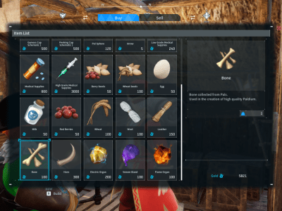 How to farm bone in Palworld