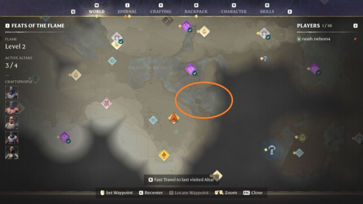 Where To Find Shroud Wood Map Location In Enshrouded