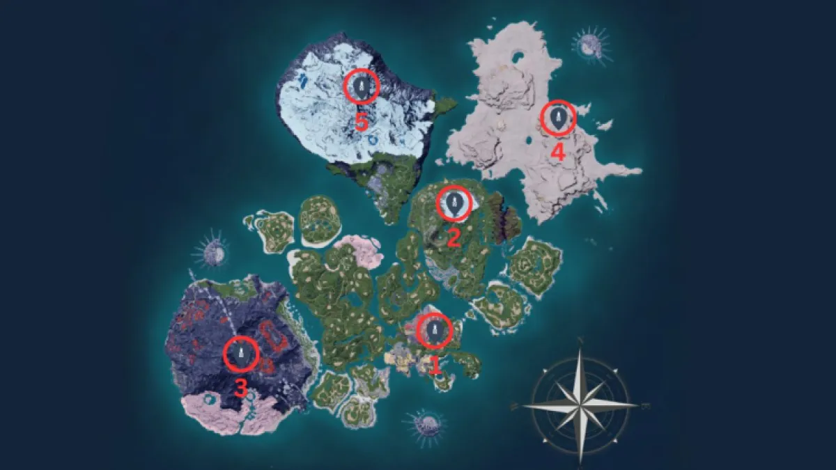 Best Tower Order And Their Locations In Palworld
