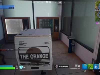 Where to find the Cardboard Box location in Fortnite