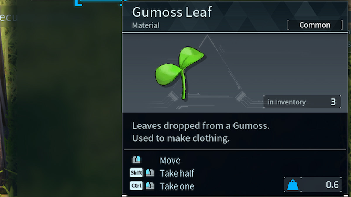 Gumoss Leaf In Palworld