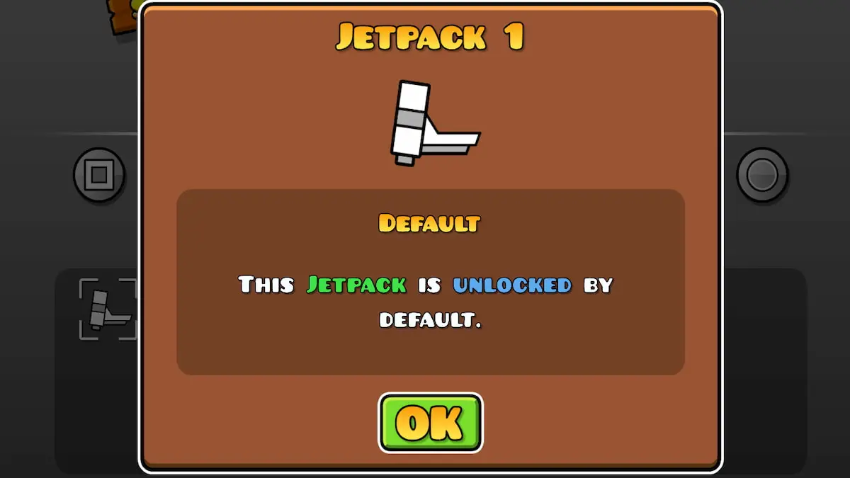 Jetpack Description In Geometry Dash