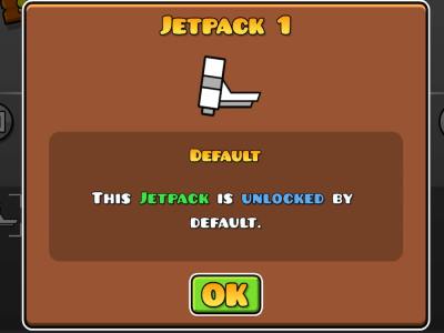 Jetpack Description In Geometry Dash