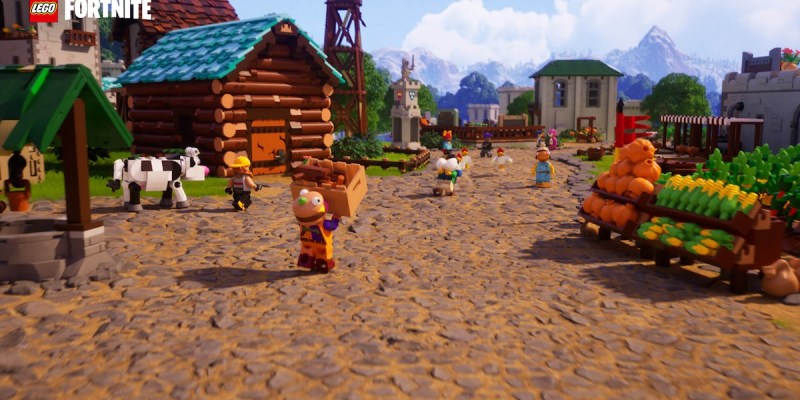 Рекламные изображения Lego Fortnite