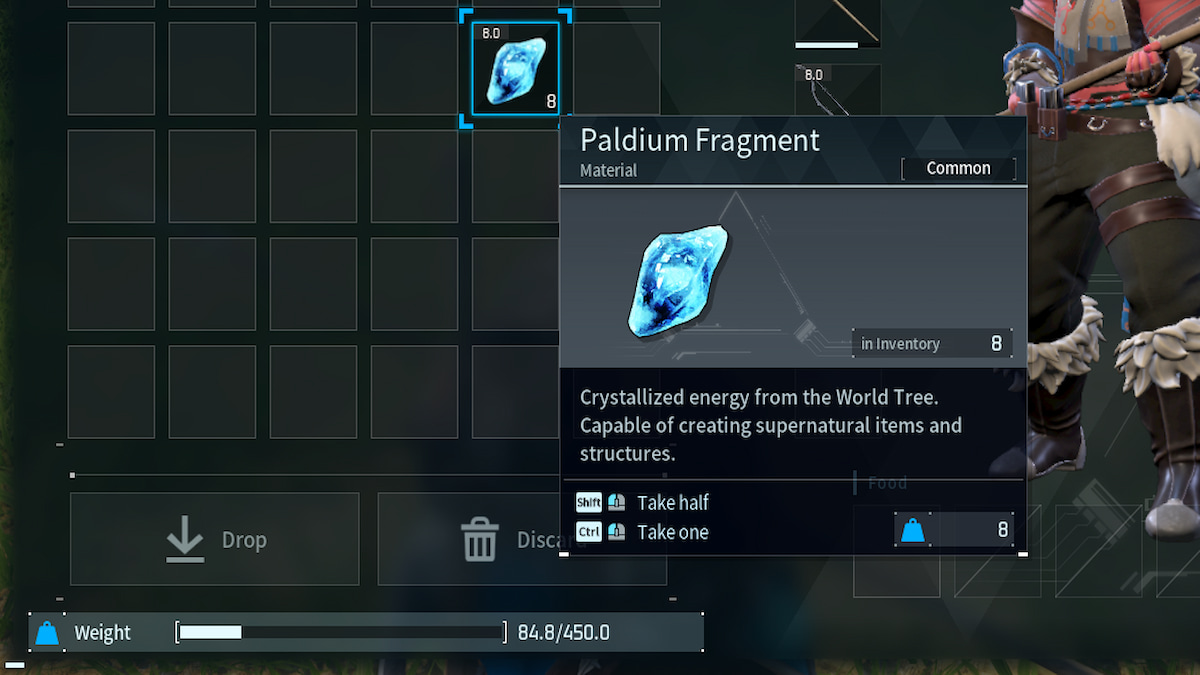 Paldium Fragment In Palworld