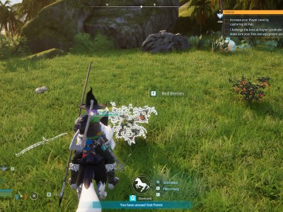 Palworld Grabbing Red Barries