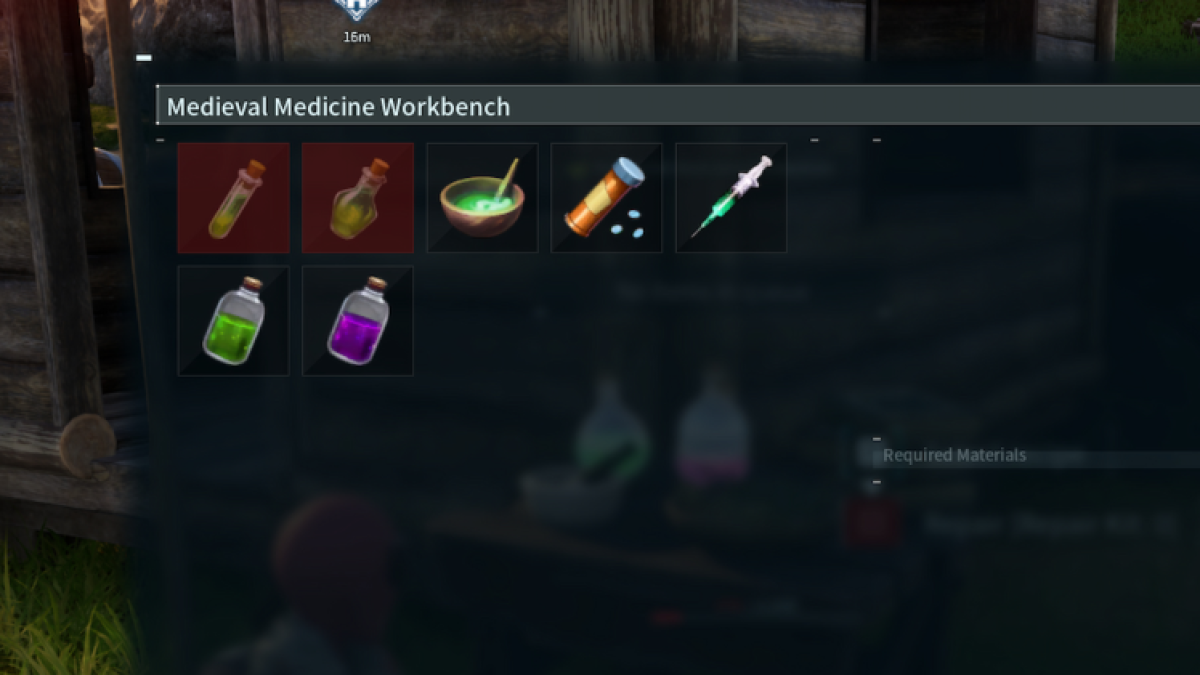 Palworld Medieval Medicine Workbench
