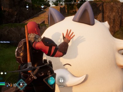 Petting Sweepa In Palworld