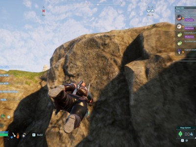 Using The Grappling Gun In Palworld