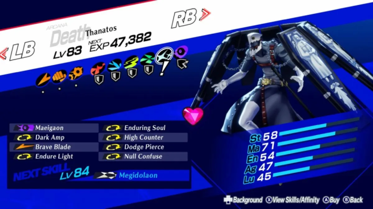 10 Best Personas In Persona 3 Reload Ranked Thanatos
