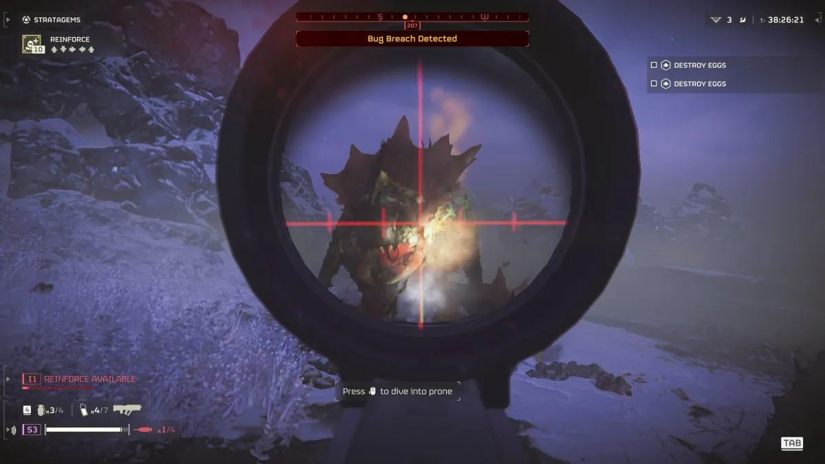 How to aim down sights/use ADS in Helldivers 2