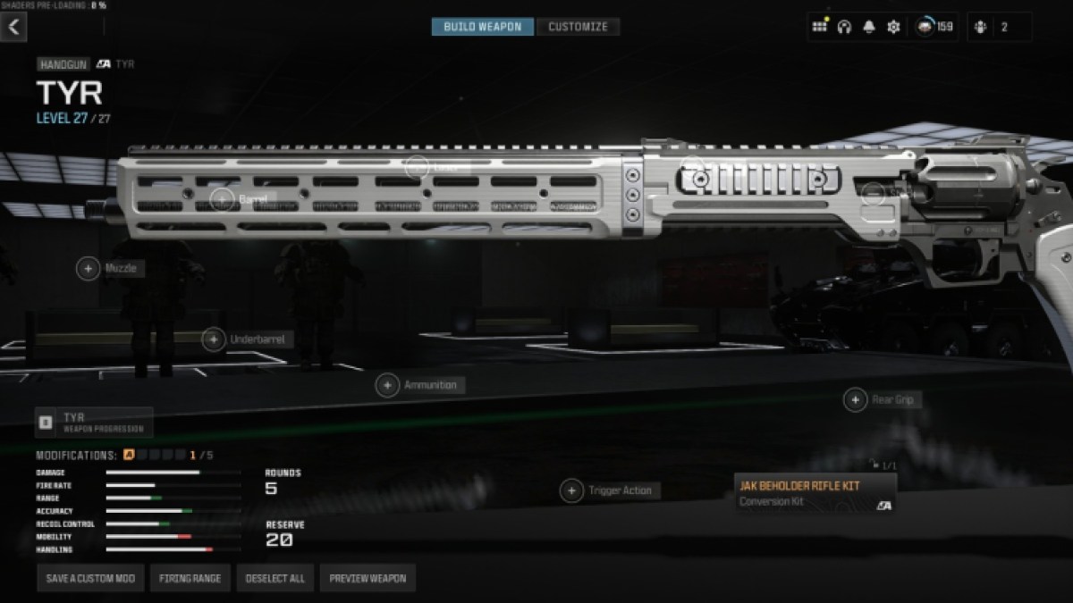Call Of Duty Modern Warfare 3 Tyr Jak Beholder Rifle Kit