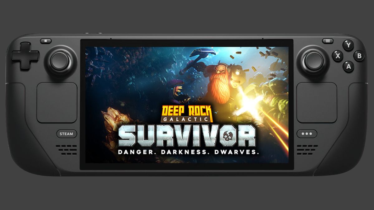 Deep Rock Galactic Survivor Steam Deck