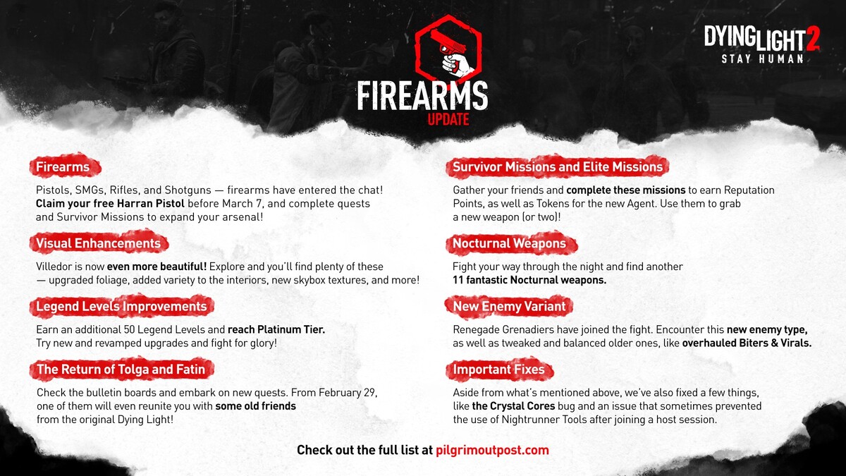 How to get guns in Dying Light 2