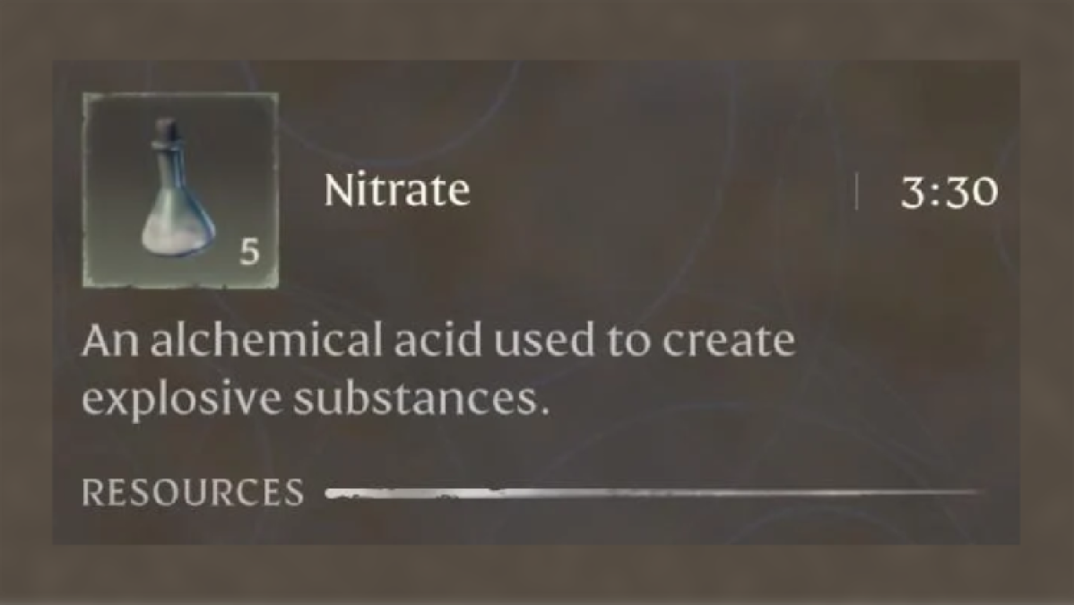 Enshrouded Nitrate Info