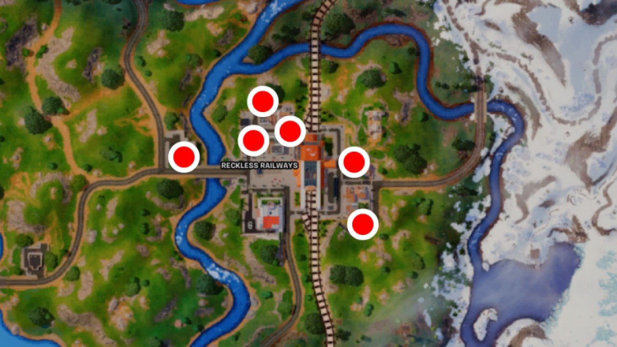 Fortnite Reckless Railways Sewer Pipe Locations