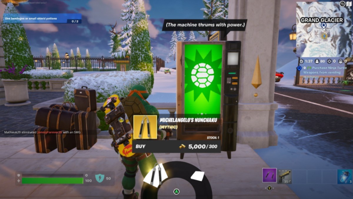 Ninja Turtles Weapon Vending Machine