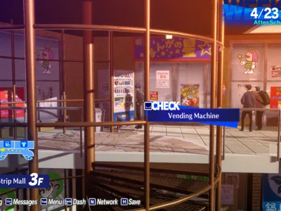 Persona 3 Reload Iwatodai Strip Mall Vending Machine