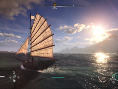 Skull And Bones Ship Sailing