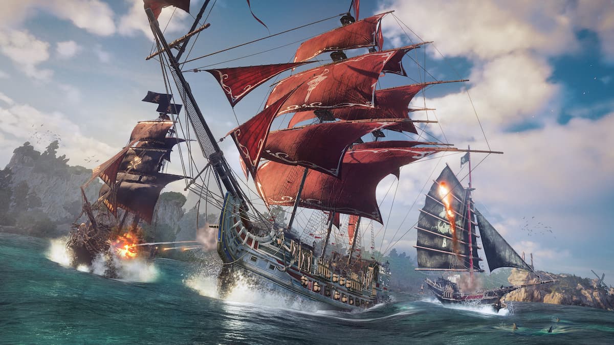 Skull And Bones Ships Ocean