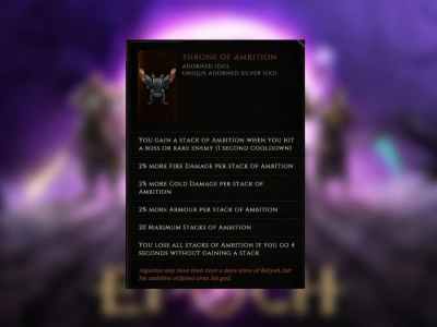 How to get the Throne Of Ambition Idol In Last Epoch