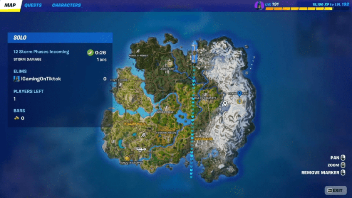 where to find montague in fortnite