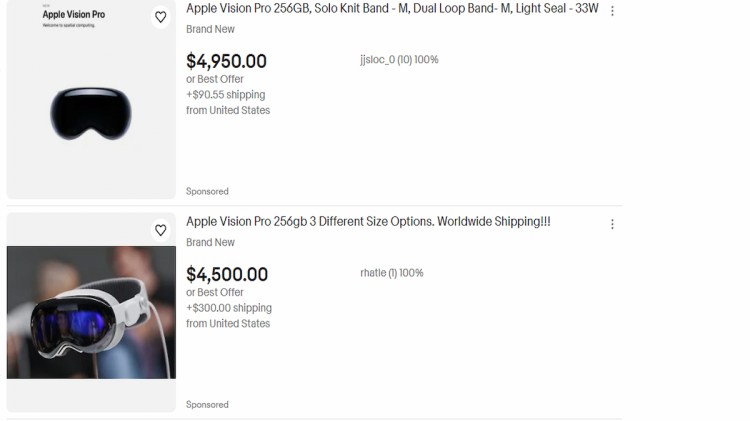 Apple Vision Pro Ebay