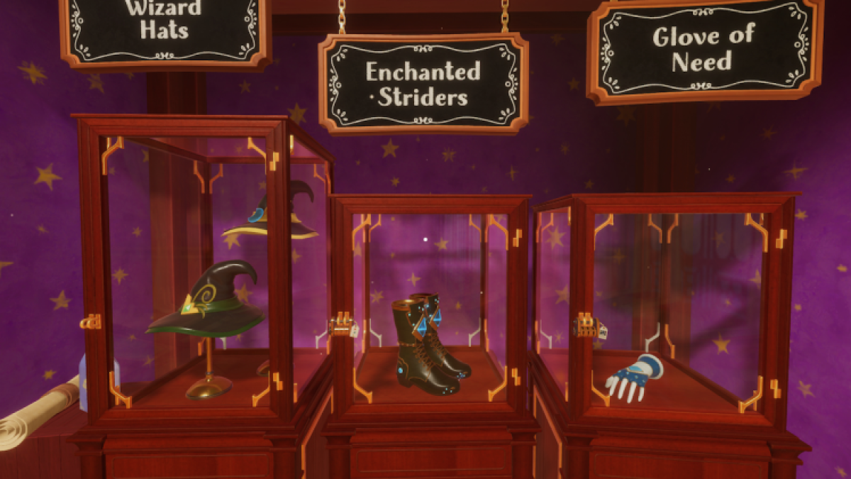 Enchanted Strider Display In Escape Simulator