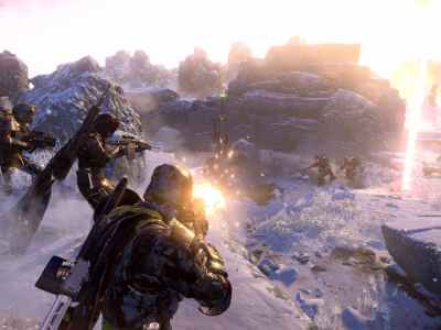 Helldivers 2 Players Attacking On A Cliff1