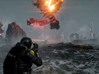 Helldivers 2 Robots Dropping Down1