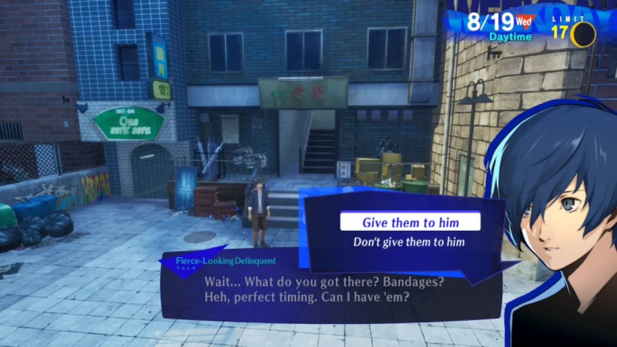 How To Complete I Wish To Become A Straw Millionaire In Persona 3 Reload Bandages