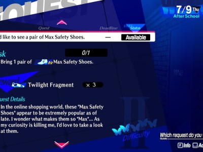 How To Get Max Safety Shoes In Persona 3 Reload