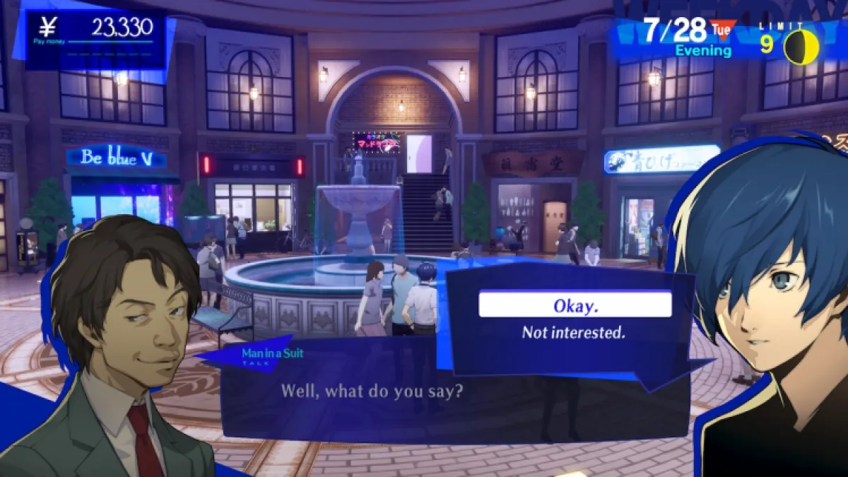 How To Get Mysterious Persons Autograph In Persona 3 Reload