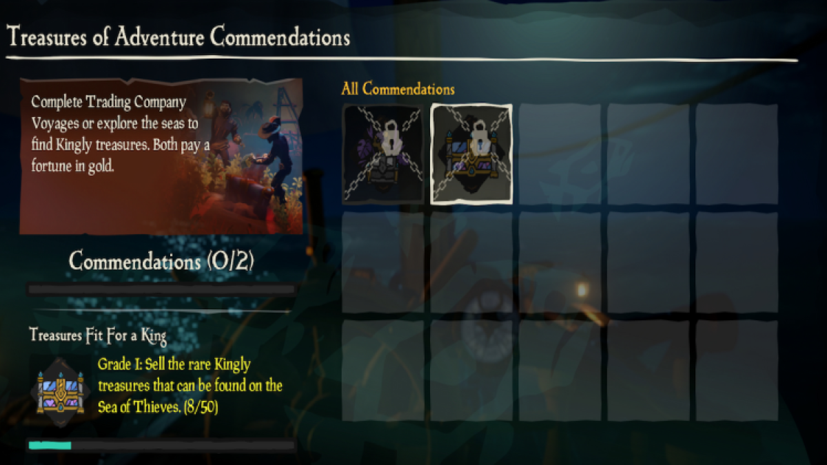 Kingly Commendation Sea Of Thieves