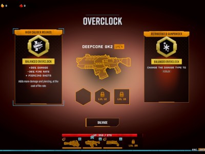 How to get and use Overclock weapons in Deep Rock Galactic Survivor