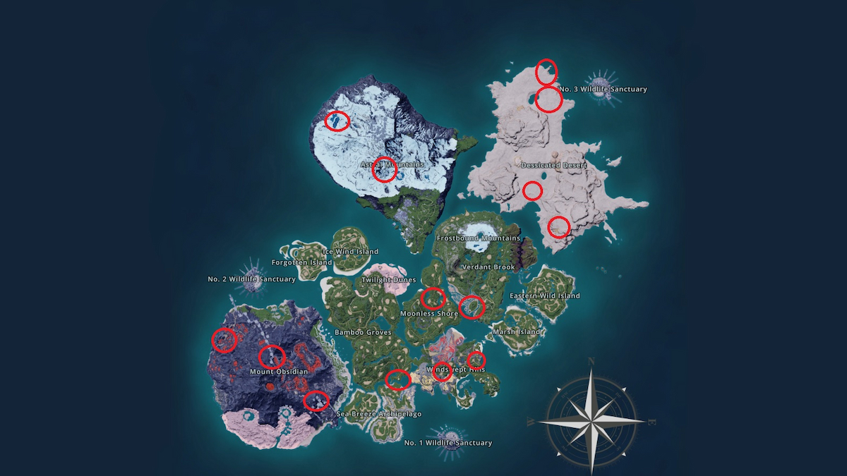 Palworld All Legendary Schematic Locations1