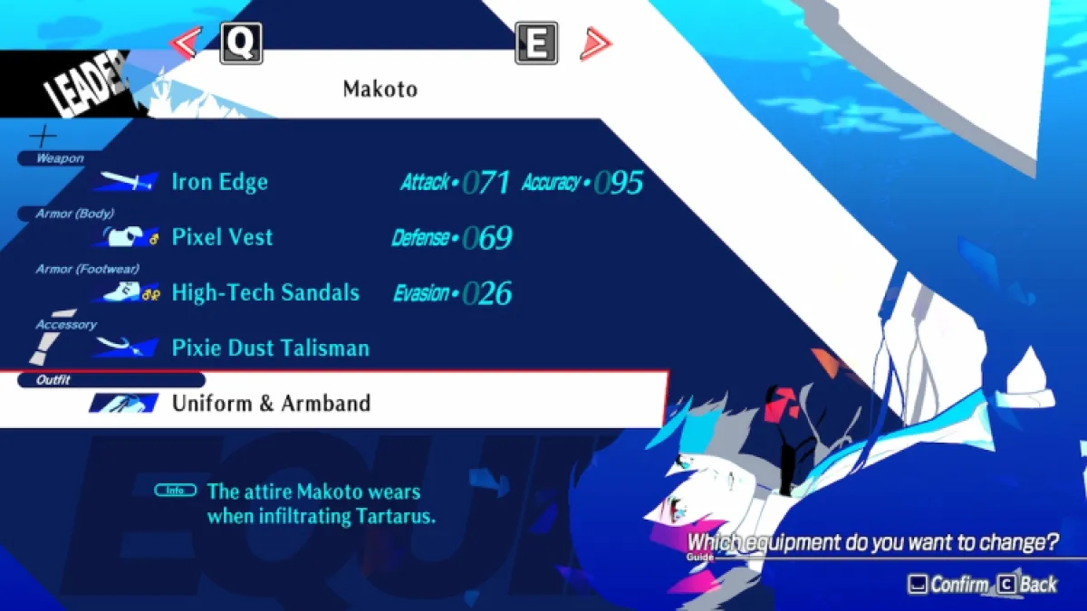 Persona 3 Reload How To Find Outfits And Change Clothes Menu