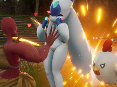 Petting Lunaris In Palworld