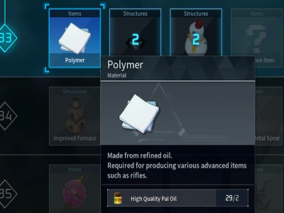 Polymer Unlocked In Palworld