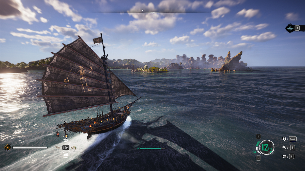 Sailing To Dragon's Back In Skull And Bones
