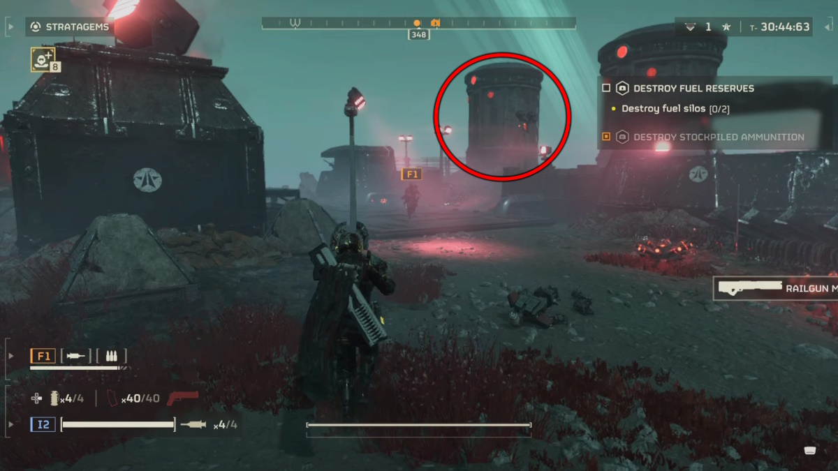 How to destroy Fuel Silos and Stockpiled Ammunition in Helldivers 2