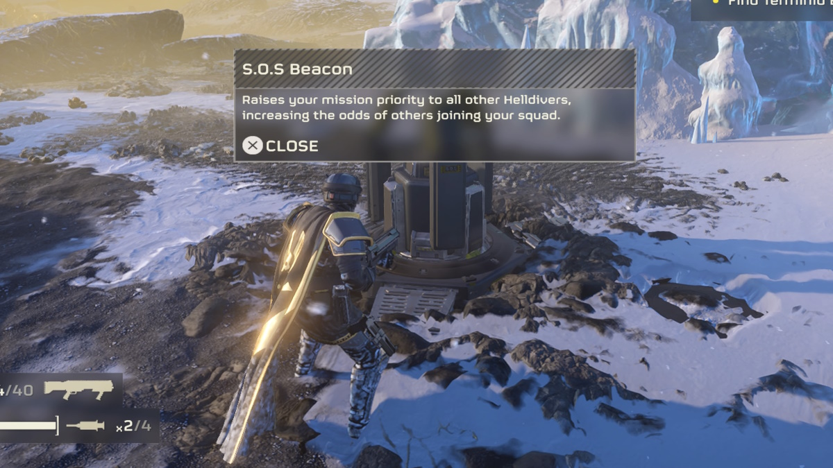 How to join public games in Helldivers 2