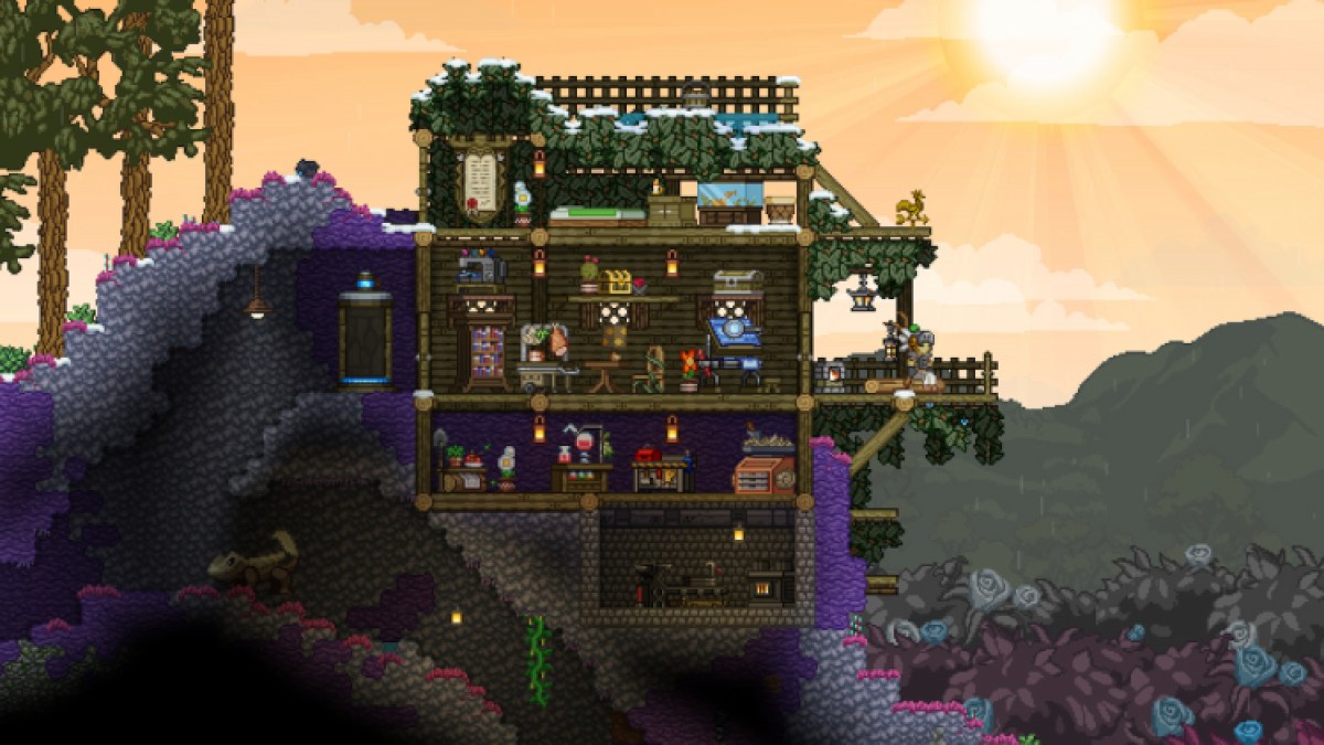 Starbound is a 2D crafting game like Minecraft