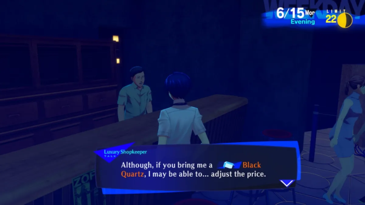 Where To Get A Fashionable Item For Elizabeth In Persona 3 Reload