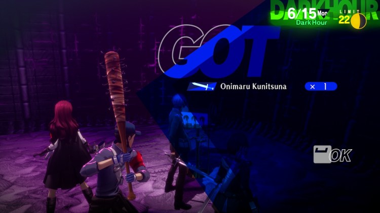 Where to get Onimaru Kunitsuna in Persona 3 Reload