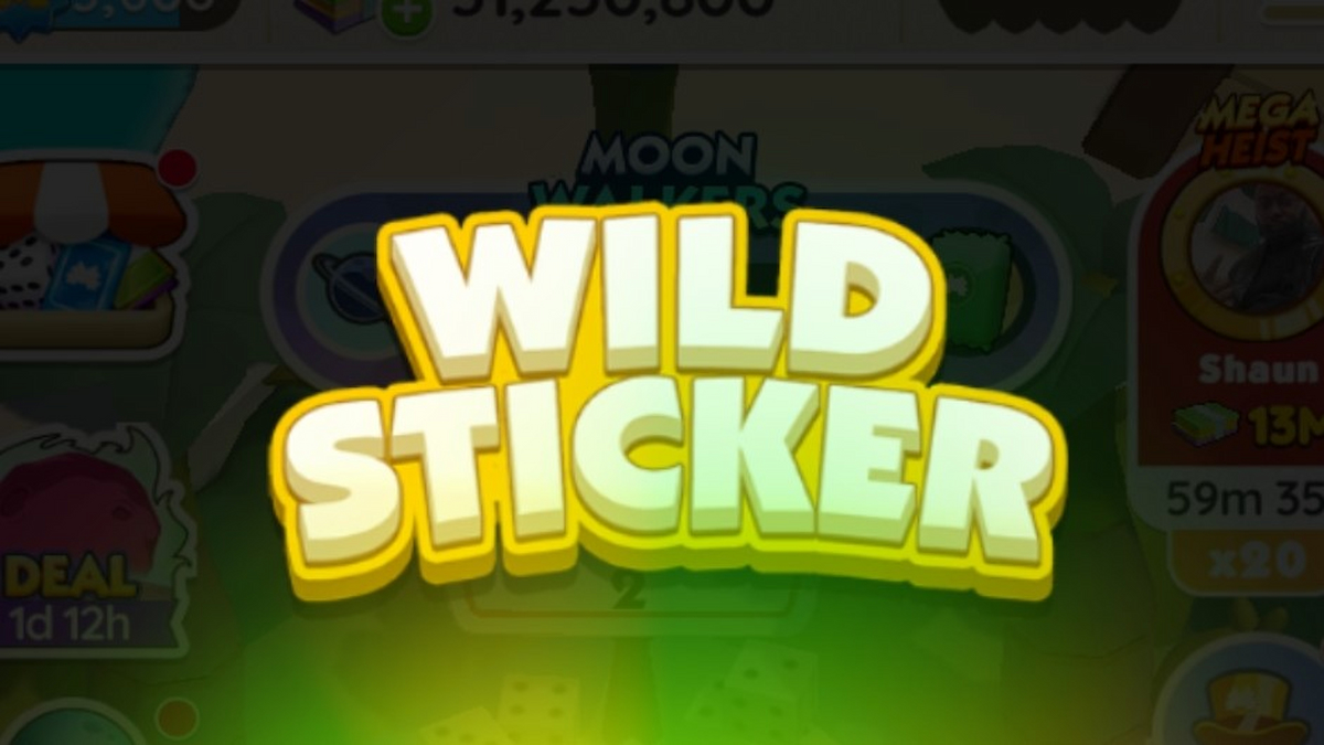 Wild Sticker In Monopoly Go